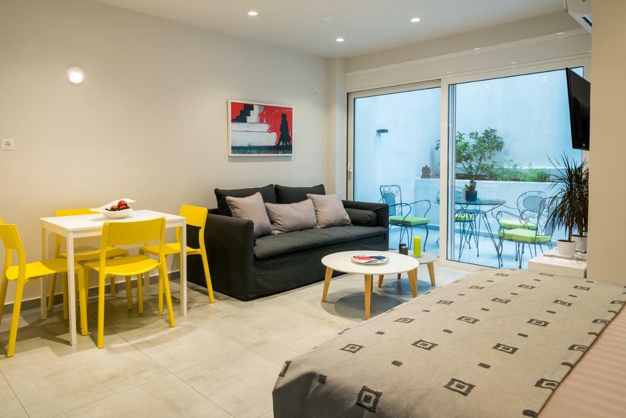 אתונה Central Cozy Studio With A Secret Garden מראה חיצוני תמונה